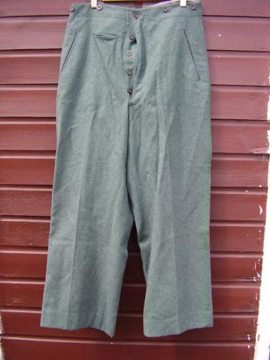 1942 Dated German Police Trousers.