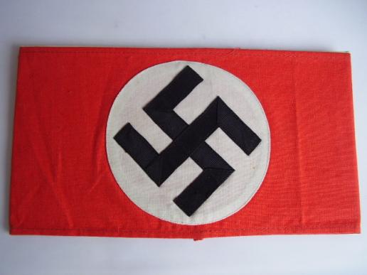 Un-issued NSDAP Arm Band with RZM Label.