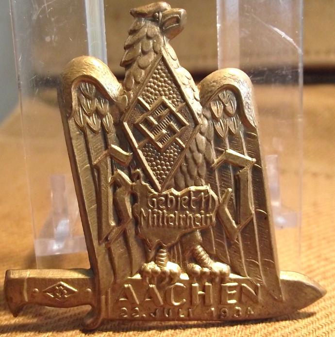 HJ Gebiet 11, Aachen, 1934 Tinnie.