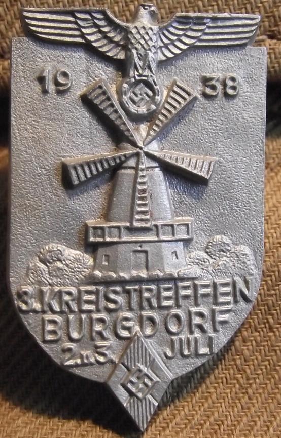 Hitler Youth Tinnie, S.Kreistreffen, Burgdorf, 1938.