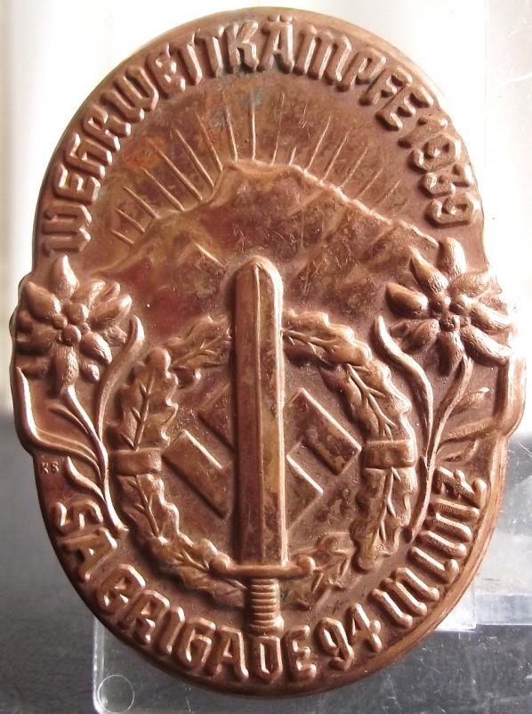 SA Brigade 94 Linz,1939 Tinnie.
