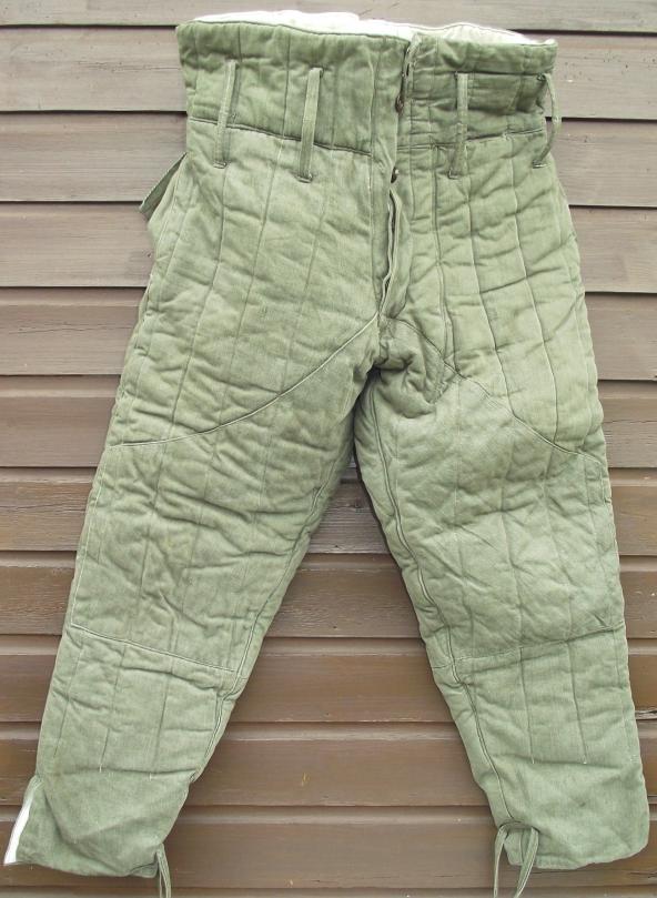 British 1942 Dated, ''Trousers Padded''.