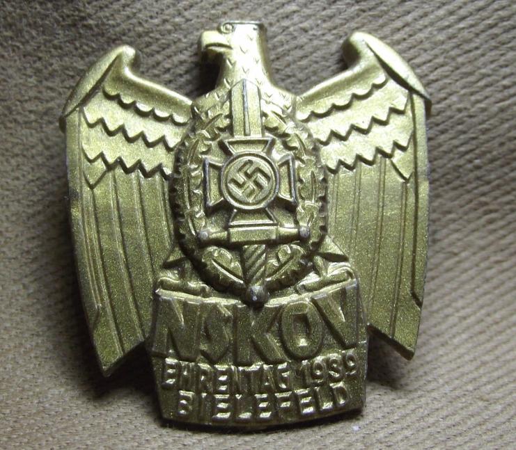 1939 NSKOV Event Badge/Tinnie.