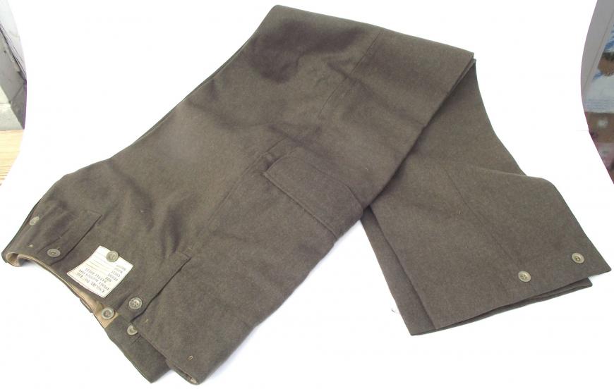 1941 Dated Australian Battle Dress Trousers, Unissued.