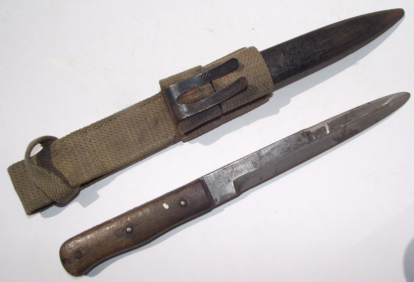 British Used WW2 German Boot Knife.