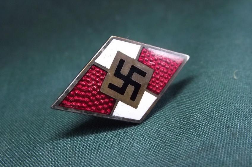 Hitler Youth Membership Cap Badge.