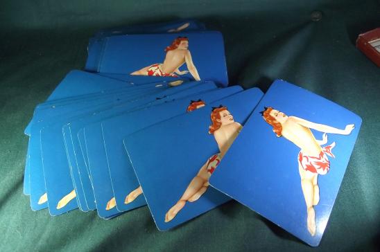 1944 Dated US Forces Pin Up Playing Cards.