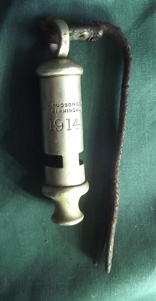 1914 Dated Trench Whistle.