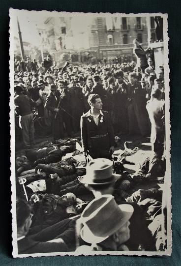 Mussolini Execution Photograph.