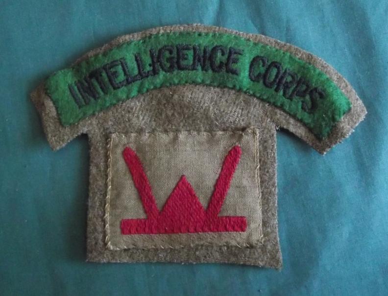 53RD Welsh Intelligence Corps Insignia.
