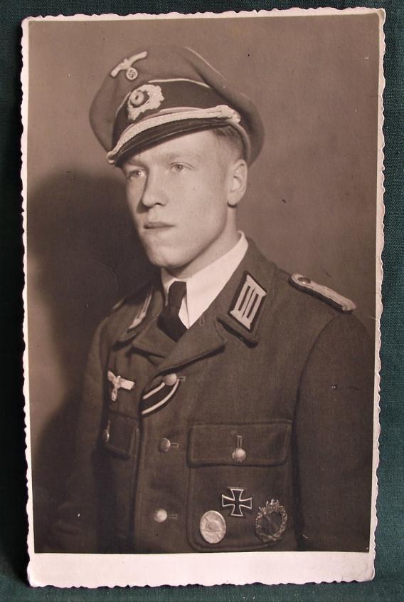 Well Decorated Officers Portrait Photo Post Card. Named. 