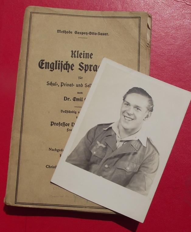 German POW Photo and Camp English Phrase Book. US Camps.