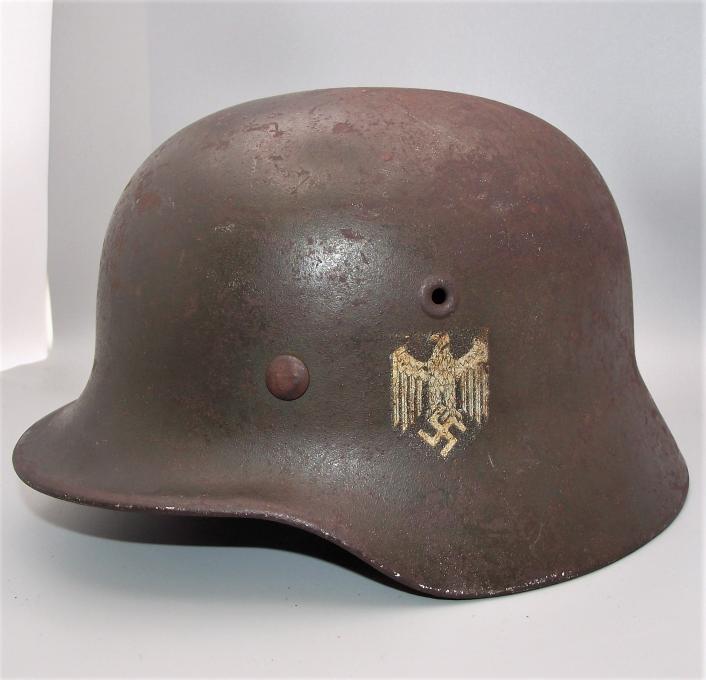 Heer M40 SD Combat Helmet. EF64.