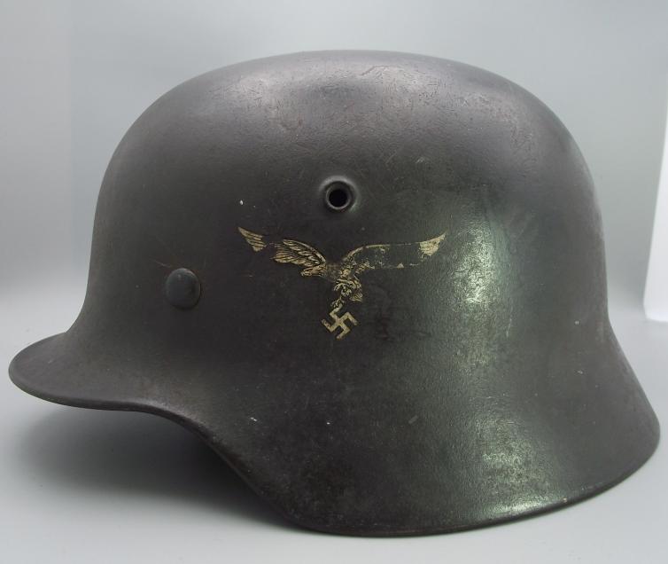 Luftwaffe M40 SD Combat Helmet. ET66.