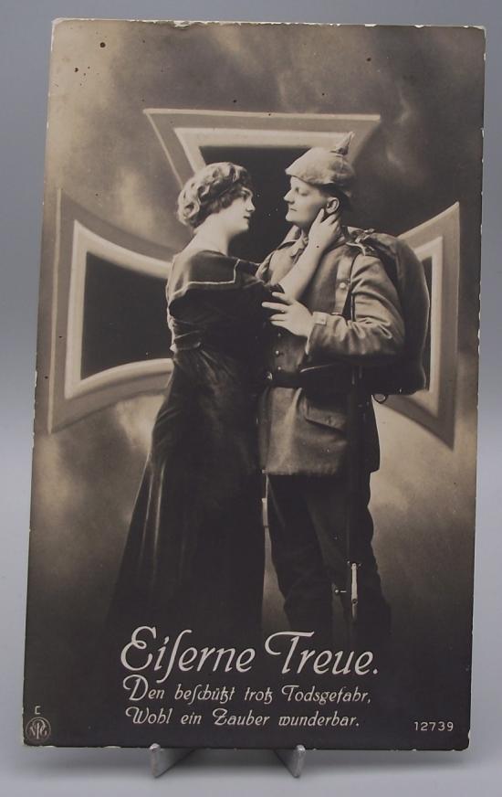 Imperial German Postcard. Iron Cross. JR 168.