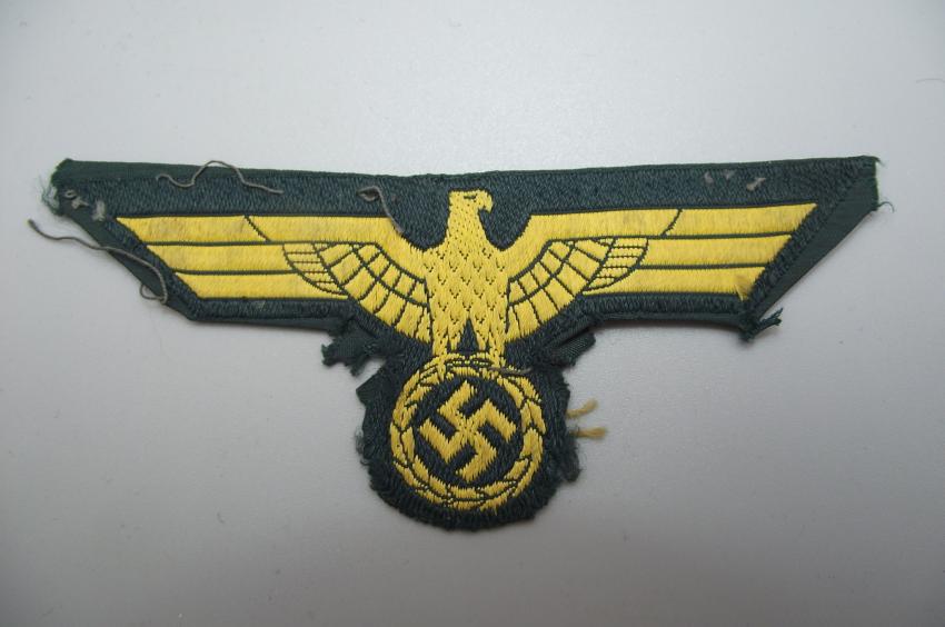Kriegsmarine Coastal Artillery Breast Eagle.