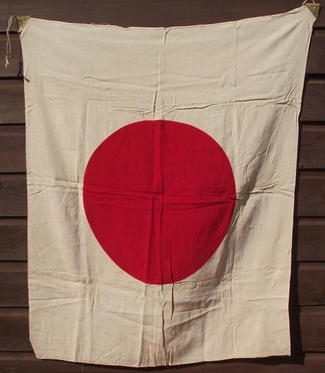 WW2 Japanese ''Meat Ball'' Flag, Hinomaru.