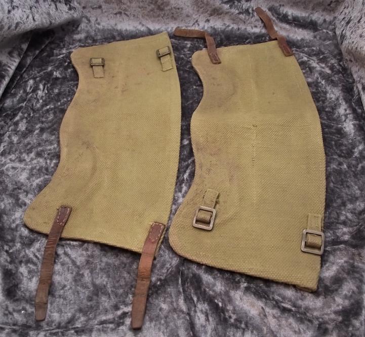 1943 Dated British Gaiters.