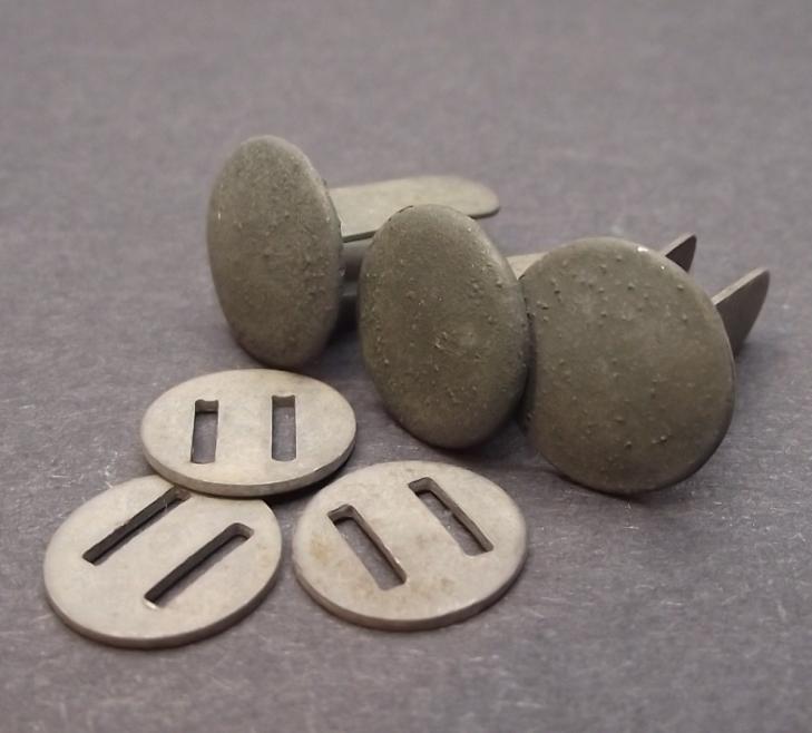 Full Set, WW2 German Helmet Liner Pins.