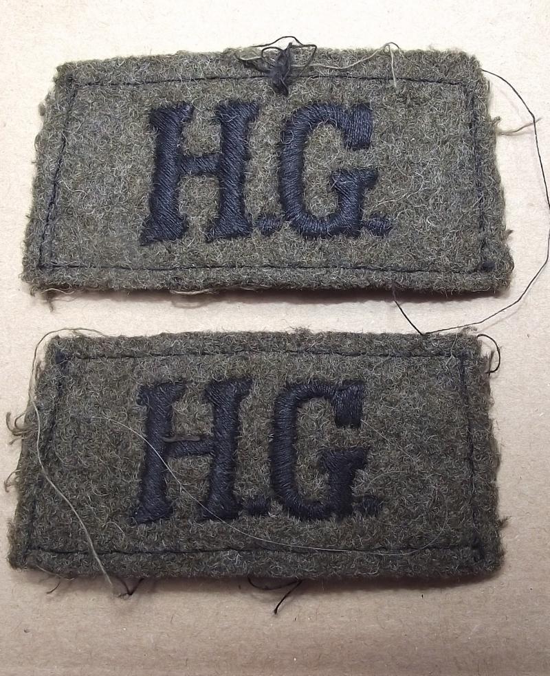 Home Guard Shoulder Board Slip Ons.