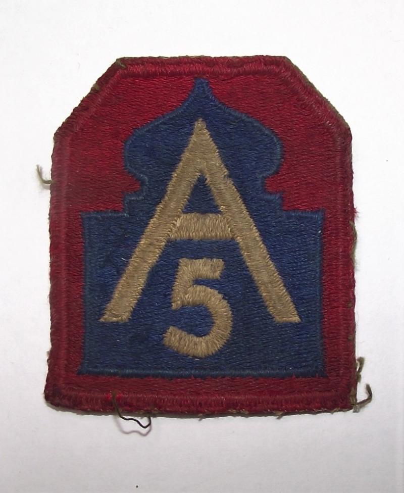 U.S. Fifth American Army Formation Patch.