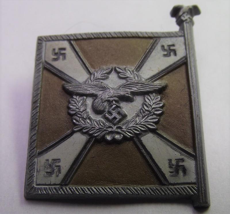 WHW Fundraising Flag Badge. Luftnachrichtentruppe.