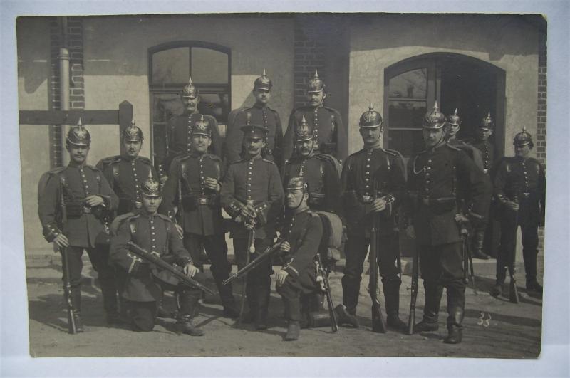 Imperial German Post Card. Pickelhaube. 1908.