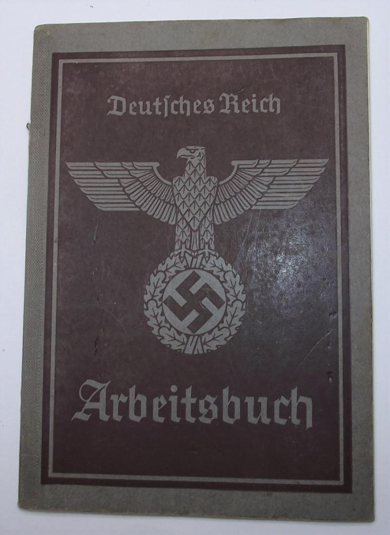 WW2 German Arbeitsbuch.