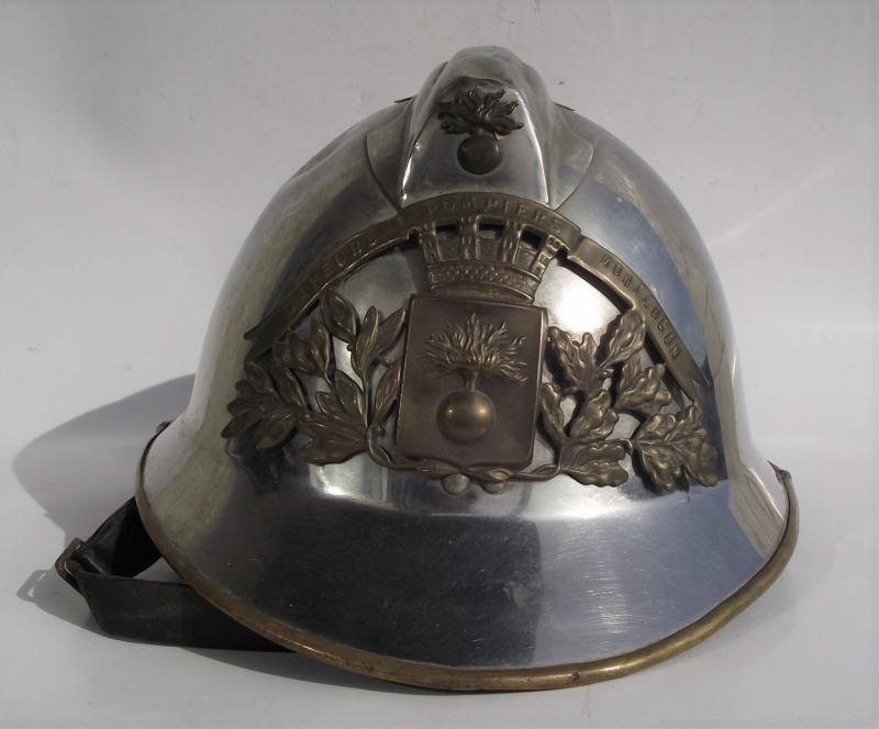 French Adrian Fire Brigade Helmet.