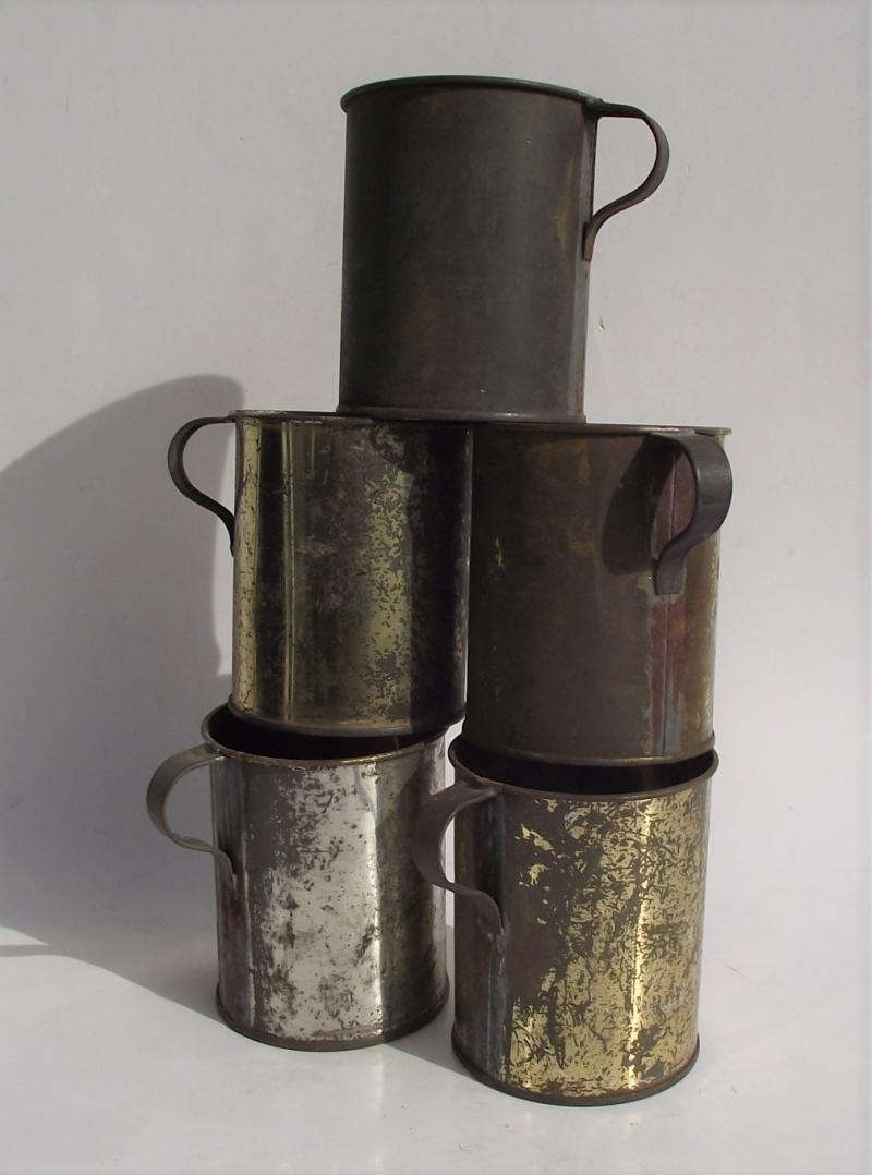Tin Cups, Allied Ration Tin Converstions.