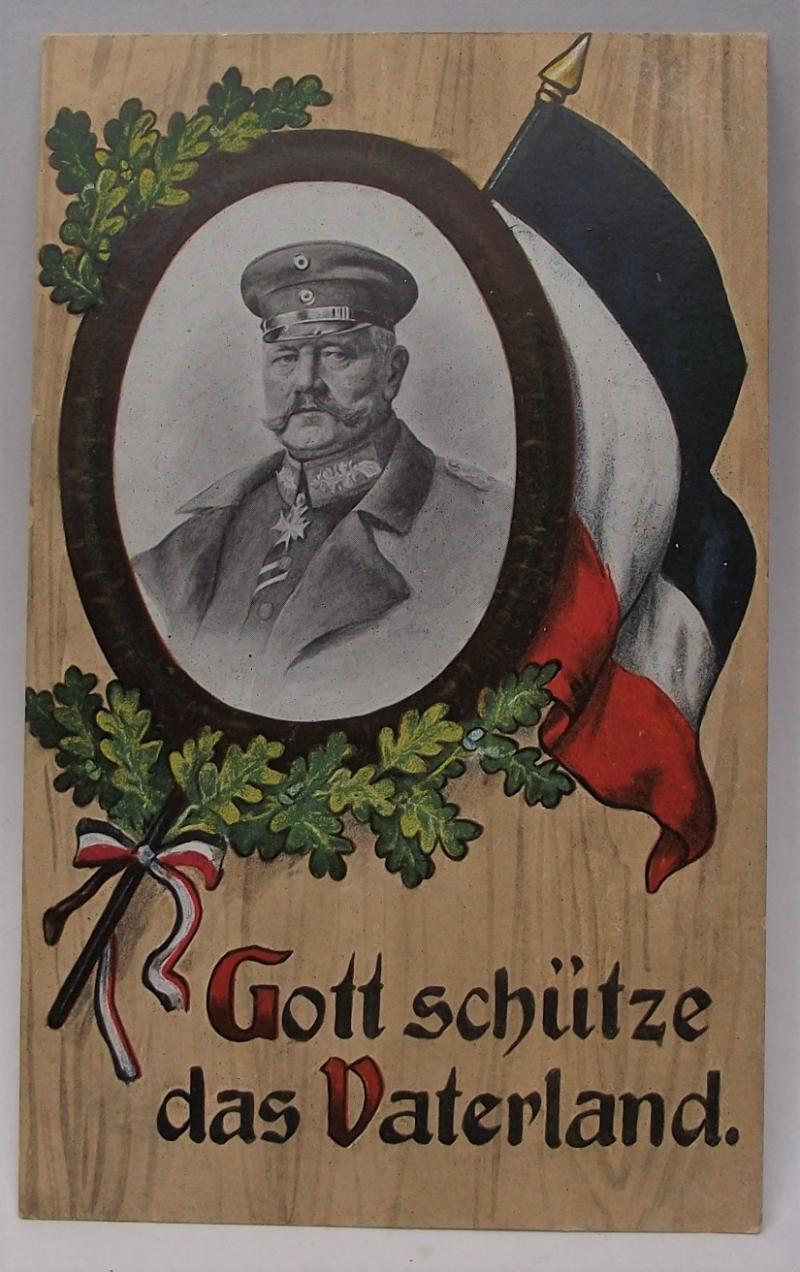 Imperial German Post Card. HINDENBURG. 1916.