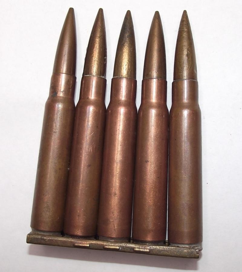 WW1 German, 1918 Dated, Five Round Ammo Clip.