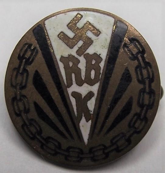 Reichsbund Korperbehderten Membership Badge.