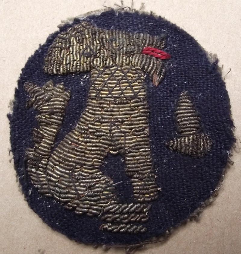 Bullion Chindits Arm Badge.