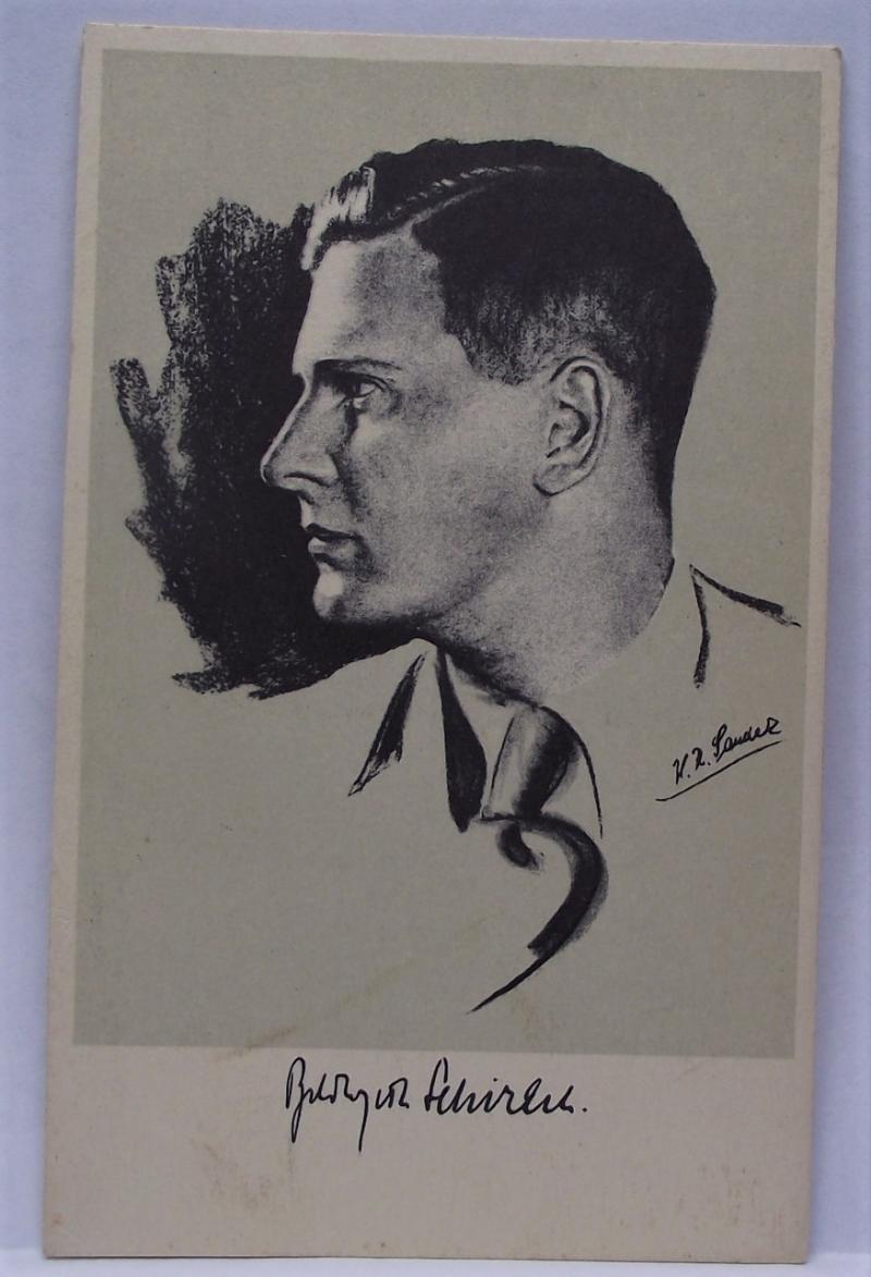 Baldur Von Schirach Photo Post Card.