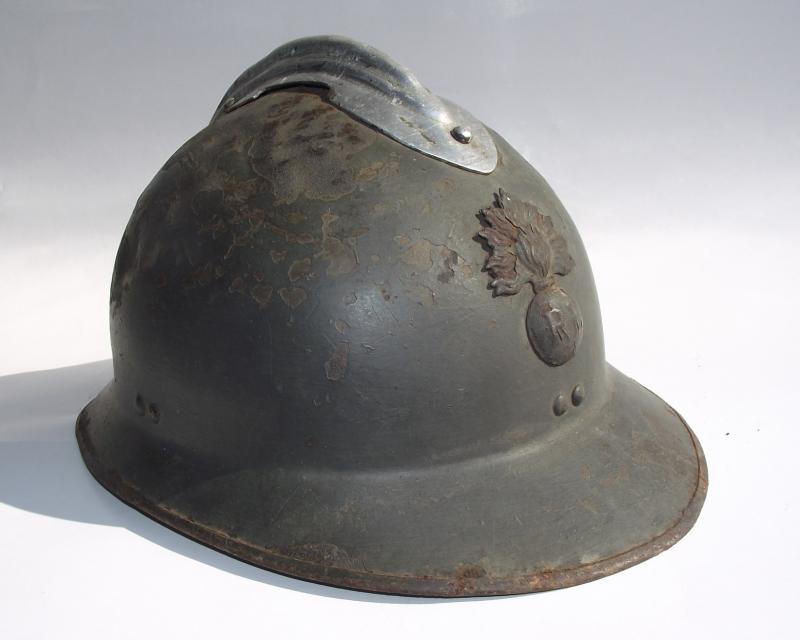 WW2 French Adrian Helmet Shell.