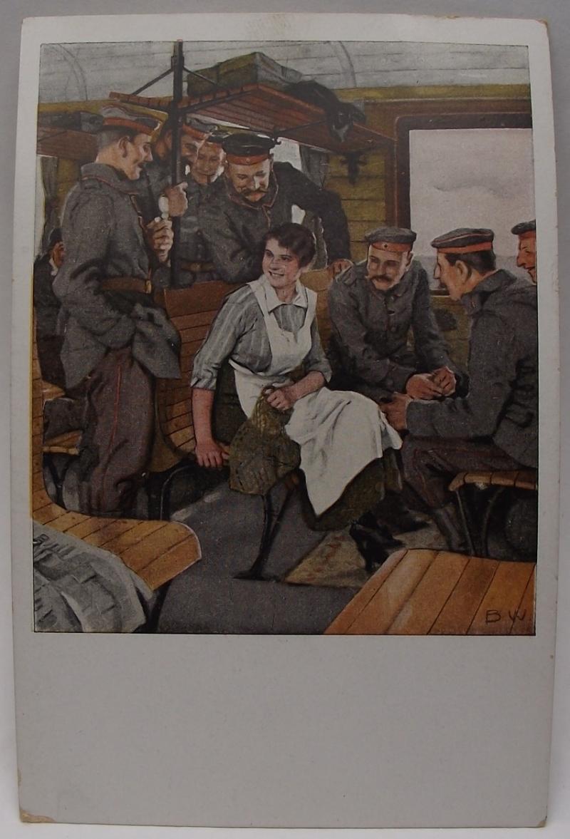 Imperial German Post Card. B.Wennerburg Series.
