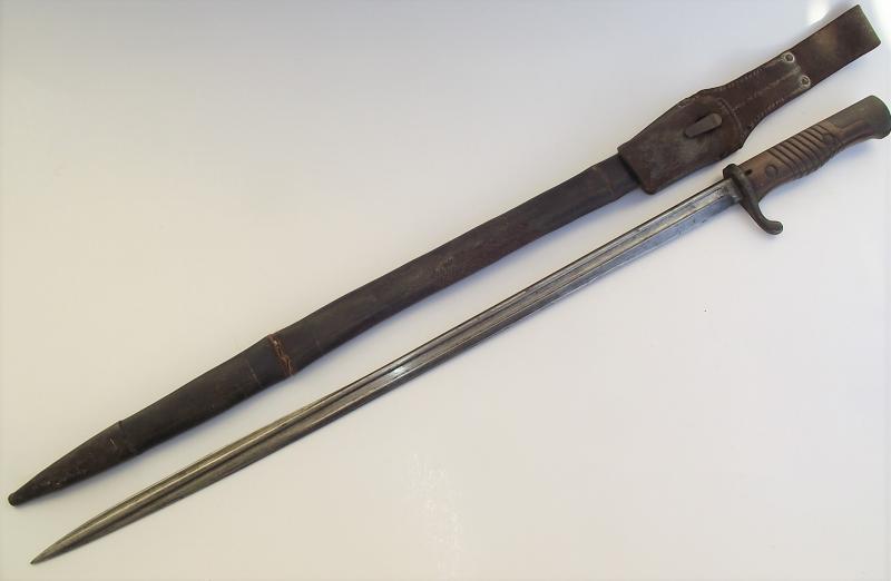 Imperial German M1898 Bayonet, Erfurt.