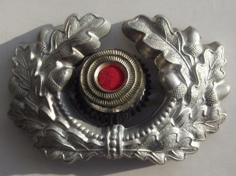 WW2 German Visor Cap Wreath and Cockade.
