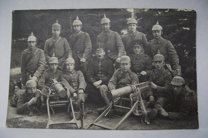 Imperial German Post Card. Machine Gun Unit.