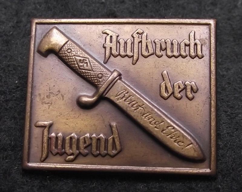 Hitler Youth Event Badge / Tinnie. Aufbruch Der Jugend.