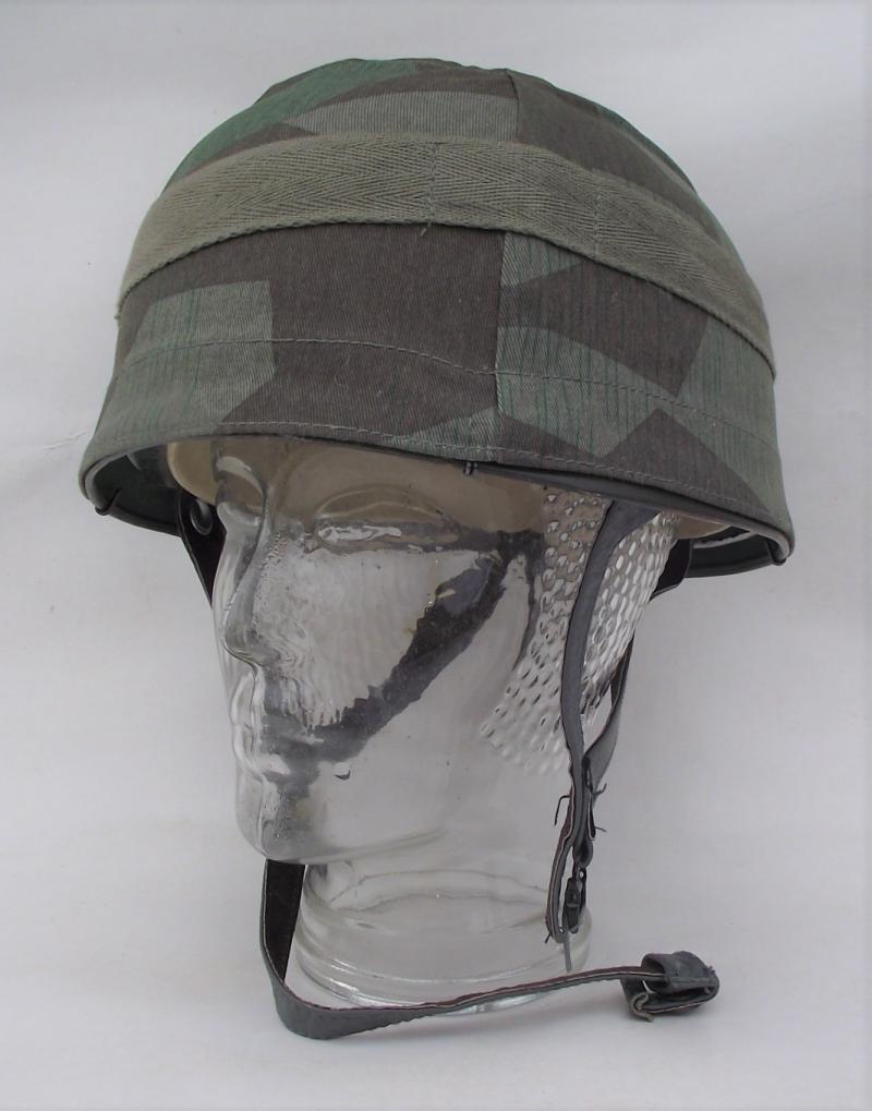 German Fallschirmjager Para Helmet and Cover. Reproduction.