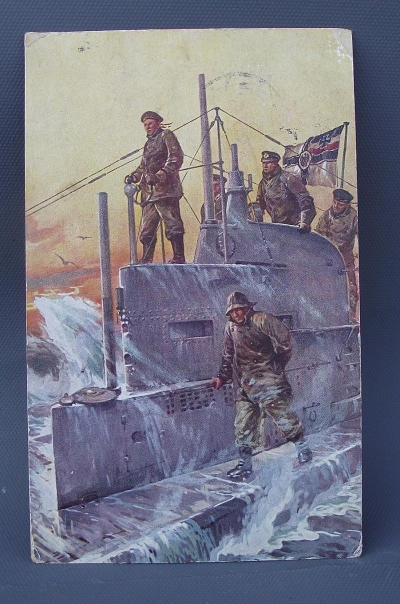 Imperial German Post Card. U-Boot-Spende 1917.