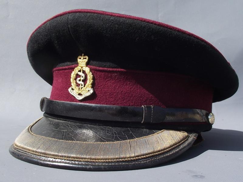 R.A.M.C. Officers Peaked Cap.