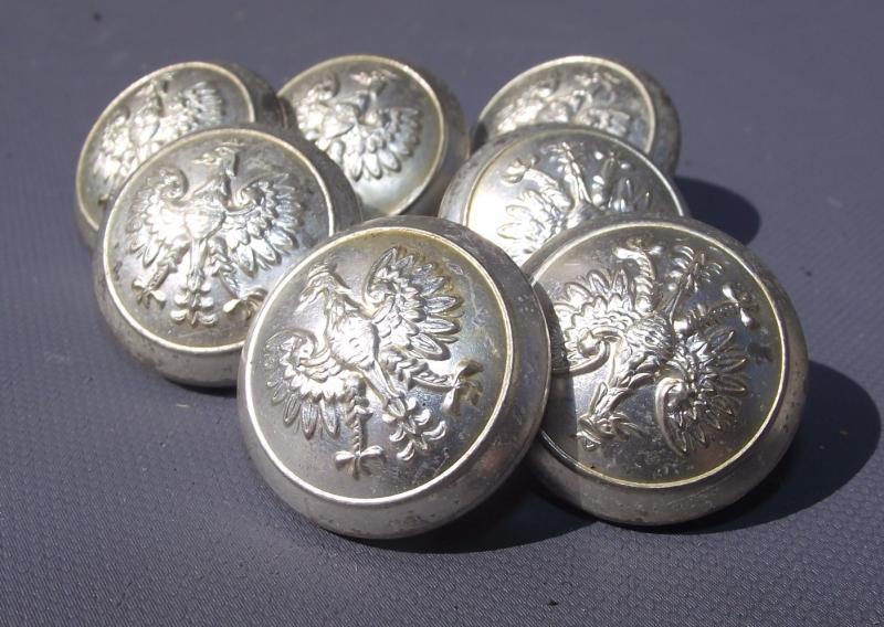 WW2 Polish Military Buttons.