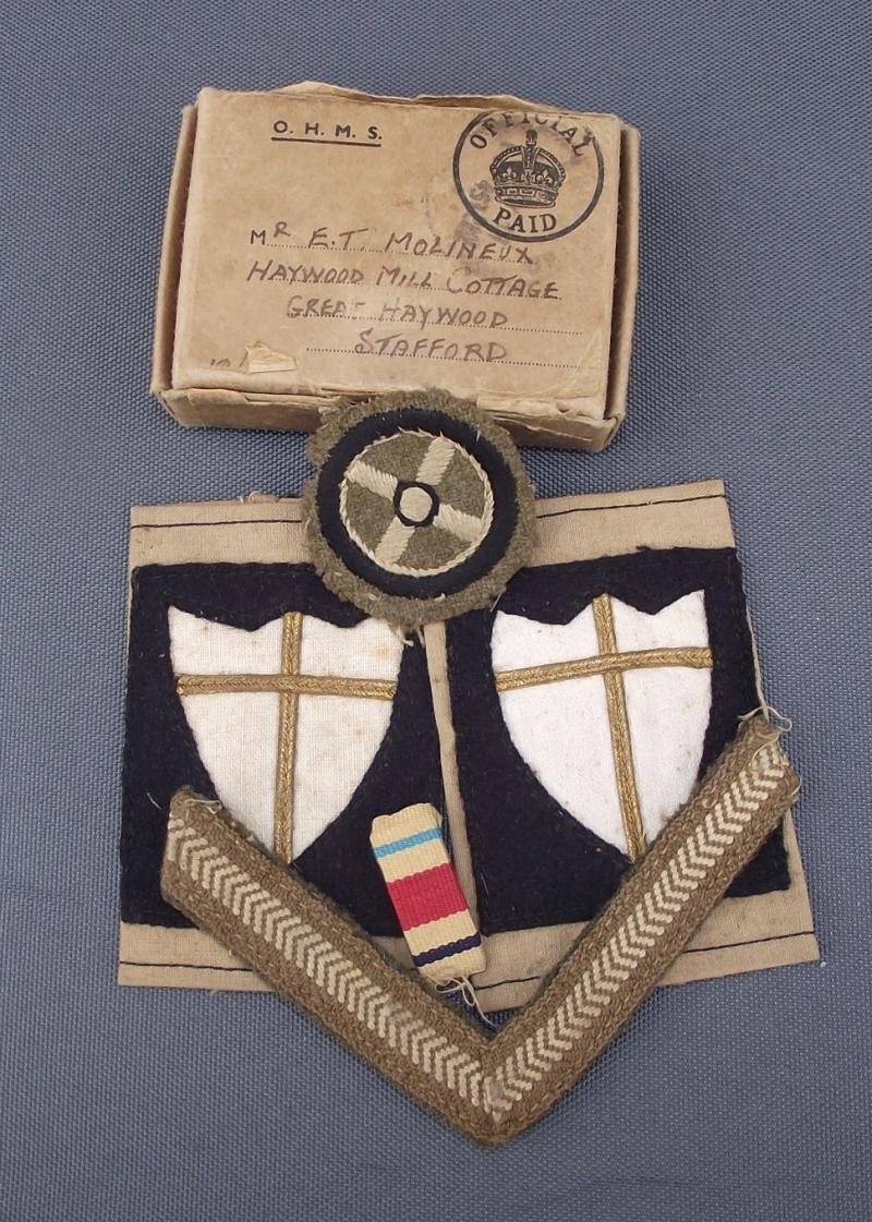 British 8th Army Medals and Insignia Group.
