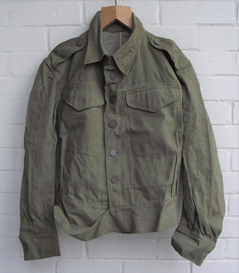 Unissued 1945 Dated British Denim Battle Dress.