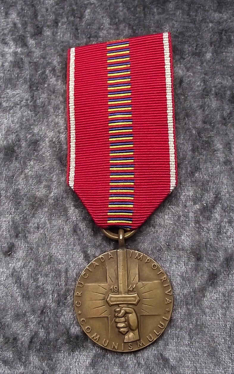 Romanian Crusade Against Communism Medal 1941.