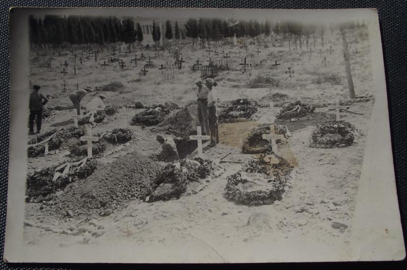 WW1 British Post Card. Grave Yard.