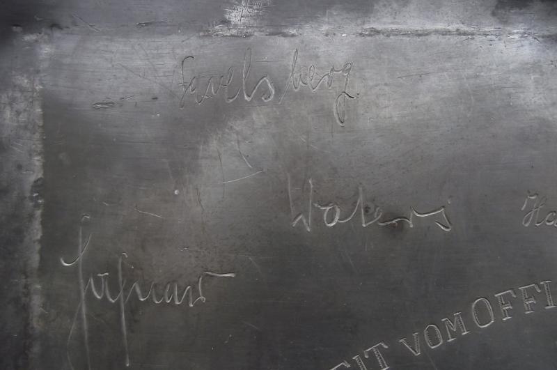 PRICE REDUCED. Imperial German, 18th Century, Presentation Cigar Case. Offizier Korps des I/JR Graf Strolberg.